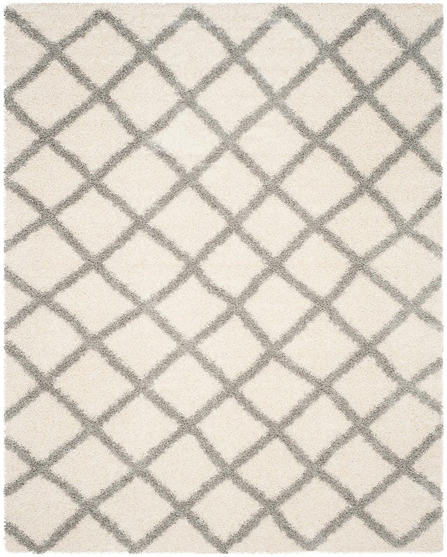 Safavieh Dallas Shag Sgd258F Ivory / Grey Rugs - Safavieh - sgd258f - 6r