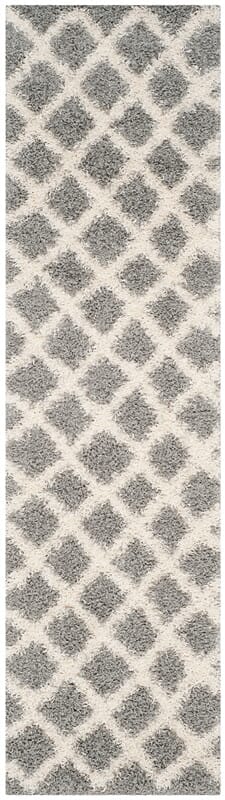 Safavieh Dallas Shag Sgd258G Grey / Ivory Rugs - Safavieh - sgd258g - 26