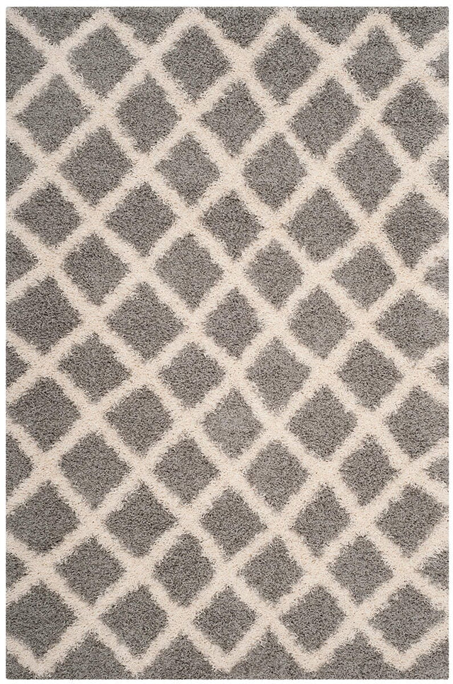 Safavieh Dallas Shag Sgd258G Grey / Ivory Rugs - Safavieh - sgd258g - 3