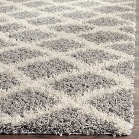 Safavieh Dallas Shag Sgd258G Grey / Ivory Rugs - Safavieh - sgd258g - 3