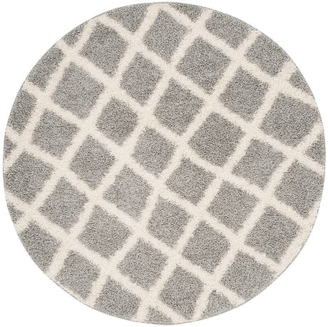 Safavieh Dallas Shag Sgd258G Grey / Ivory Rugs - Safavieh - sgd258g - 6r