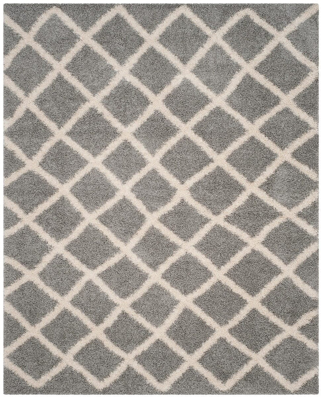 Safavieh Dallas Shag Sgd258G Grey / Ivory Rugs - Safavieh - sgd258g - 6r