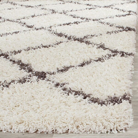 Safavieh Dallas Shag Sgd258H Ivory / Dark Green Rugs - Safavieh - sgd258h - 3