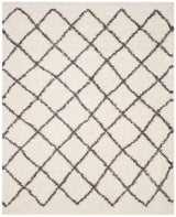 Safavieh Dallas Shag Sgd258H Ivory / Dark Green Rugs - Safavieh - sgd258h - 6r
