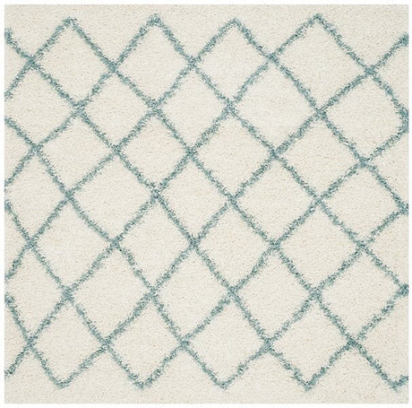 Safavieh Dallas Shag Sgd258J Ivory / Seafoam Rugs - Safavieh - sgd258j - 6sq