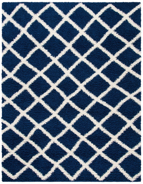 Safavieh Dallas Shag Sgd258N Navy/Ivory Rugs - Safavieh - sgd258n - 3