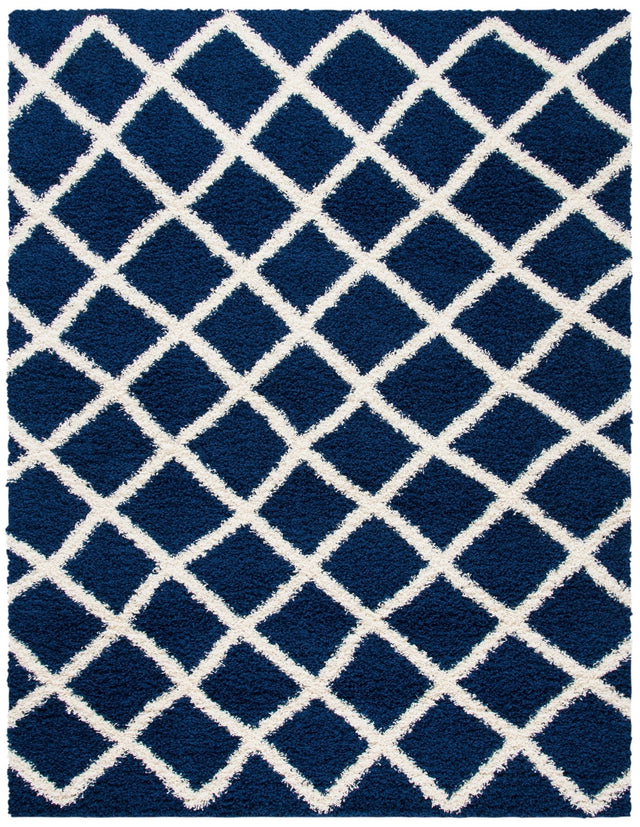 Safavieh Dallas Shag Sgd258N Navy/Ivory Rugs - Safavieh - sgd258n - 3