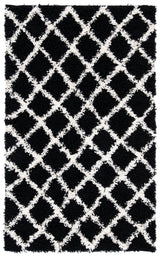 Safavieh Dallas Shag Sgd258Z Black/Ivory Rugs - Safavieh - sgd258z - 6r