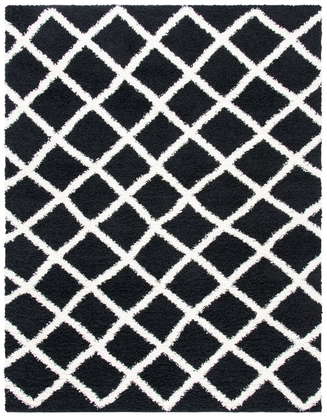 Safavieh Dallas Shag Sgd258Z Black/Ivory Rugs - Safavieh - sgd258z - 6r