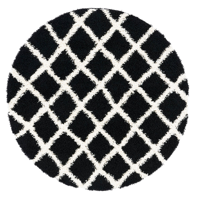 Safavieh Dallas Shag Sgd258Z Black/Ivory Rugs - Safavieh - sgd258z - 6r