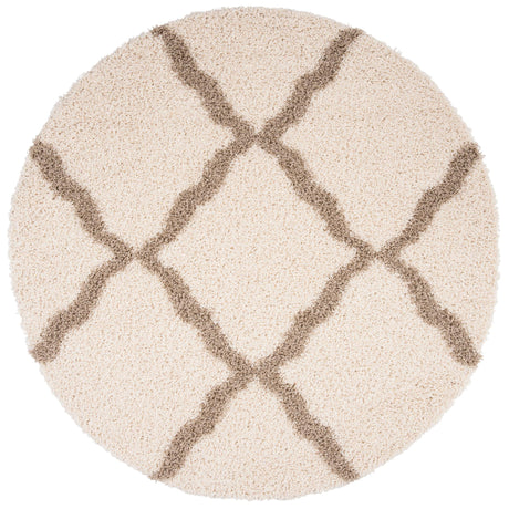 Safavieh Dallas Shag Sgds257B Ivory/Beige Rug - Safavieh - sgds257b - 4r