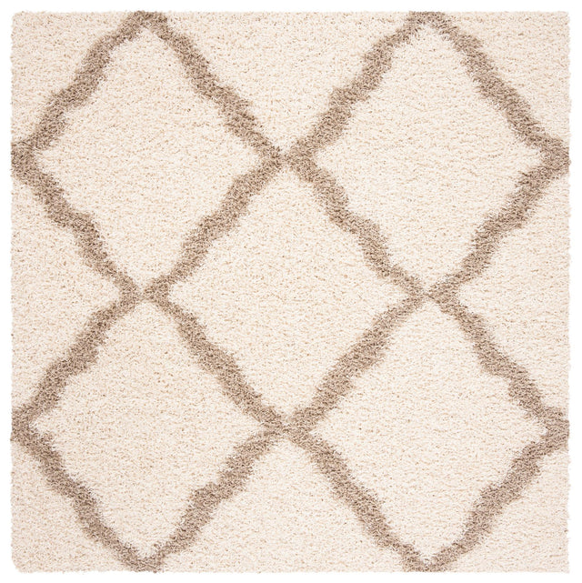 Safavieh Dallas Shag Sgds257B Ivory/Beige Rug - Safavieh - sgds257b - 4sq