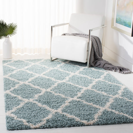 Safavieh Dallas Shag Sgds257C Seafoam/Ivory Rug - Safavieh - sgds257c - 1115