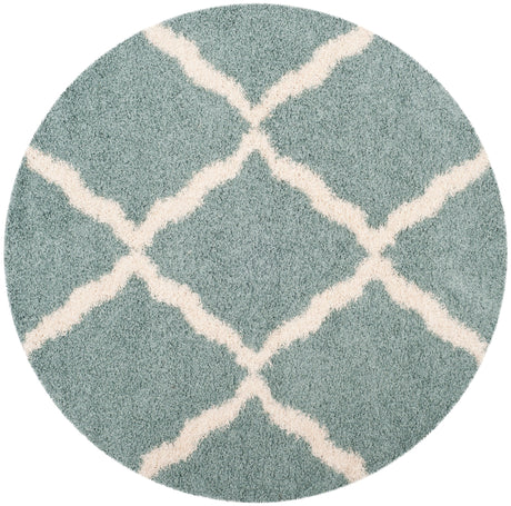 Safavieh Dallas Shag Sgds257C Seafoam/Ivory Rug - Safavieh - sgds257c - 4r