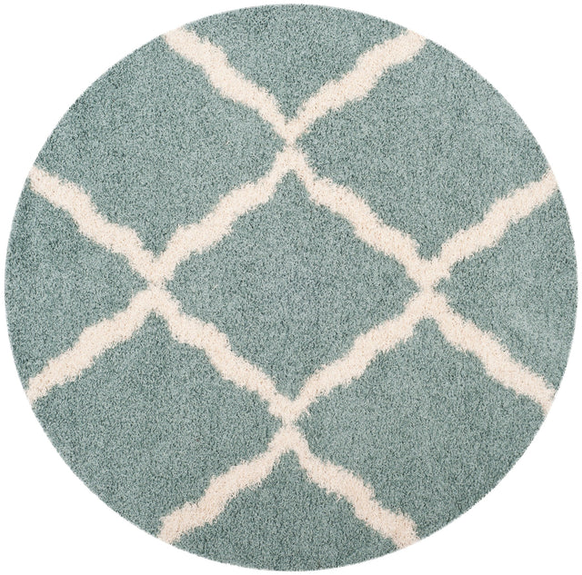 Safavieh Dallas Shag Sgds257C Seafoam/Ivory Rug - Safavieh - sgds257c - 4r