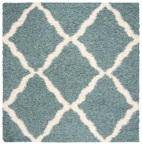 Safavieh Dallas Shag Sgds257C Seafoam/Ivory Rug - Safavieh - sgds257c - 4sq