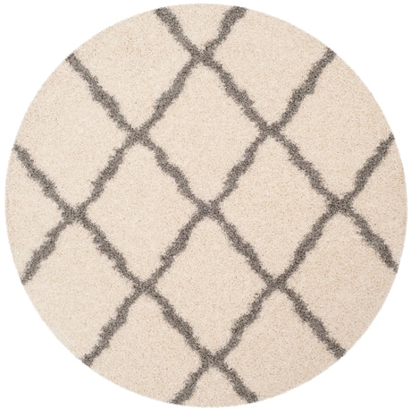 Safavieh Dallas Shag Sgds257F Ivory/Grey Rug - Safavieh - sgds257f - 4r