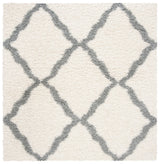 Safavieh Dallas Shag Sgds257F Ivory/Grey Rug - Safavieh - sgds257f - 4sq