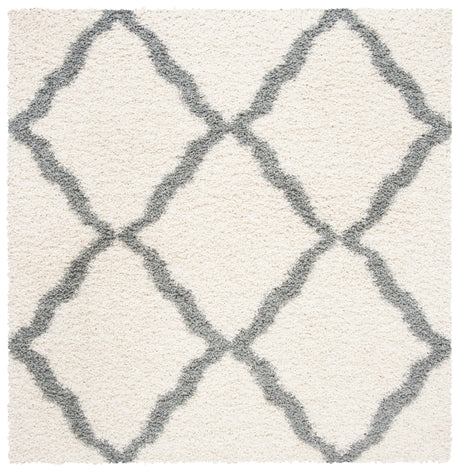 Safavieh Dallas Shag Sgds257F Ivory/Grey Rug - Safavieh - sgds257f - 4sq