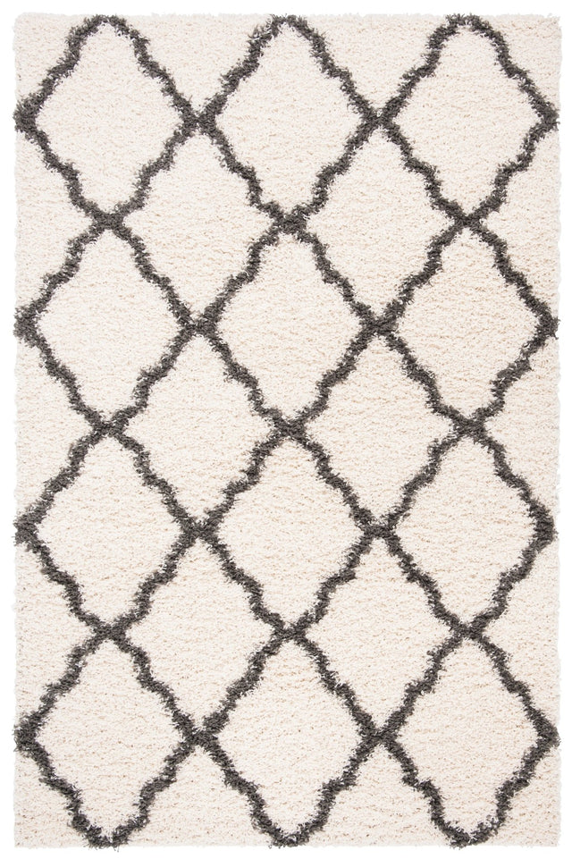 Safavieh Dallas Shag Sgds257H Ivory/Dark Grey Rug - Safavieh - sgds257h - 1115