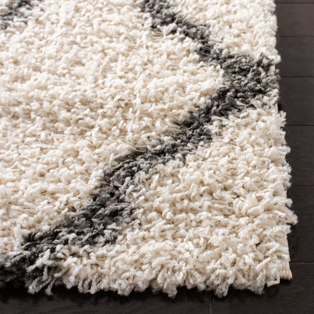 Safavieh Dallas Shag Sgds257H Ivory/Dark Grey Rug - Safavieh - sgds257h - 24