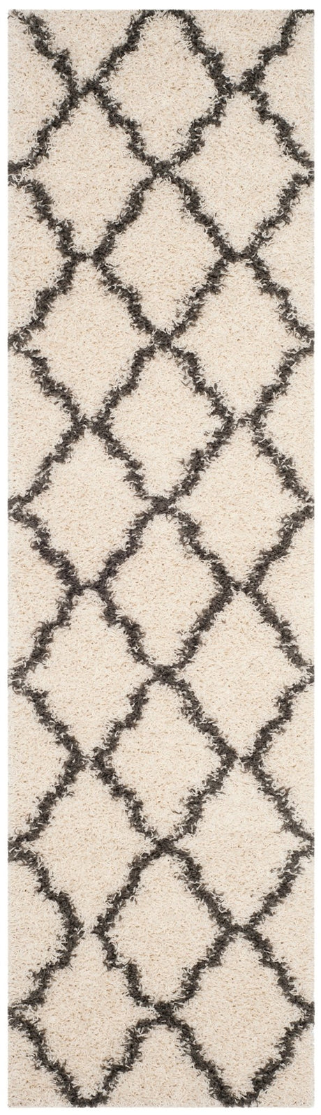 Safavieh Dallas Shag Sgds257H Ivory/Dark Grey Rug - Safavieh - sgds257h - 24