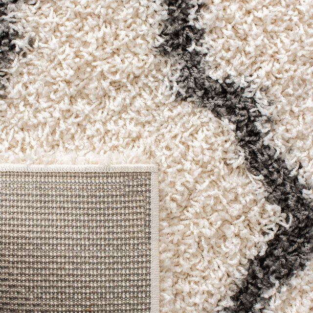 Safavieh Dallas Shag Sgds257H Ivory/Dark Grey Rug - Safavieh - sgds257h - 4r