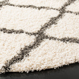 Safavieh Dallas Shag Sgds257H Ivory/Dark Grey Rug - Safavieh - sgds257h - 4r