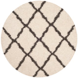 Safavieh Dallas Shag Sgds257H Ivory/Dark Grey Rug - Safavieh - sgds257h - 4r