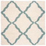Safavieh Dallas Shag Sgds257J Ivory/Seafoam Rugs - Safavieh - sgds257j - 6sq
