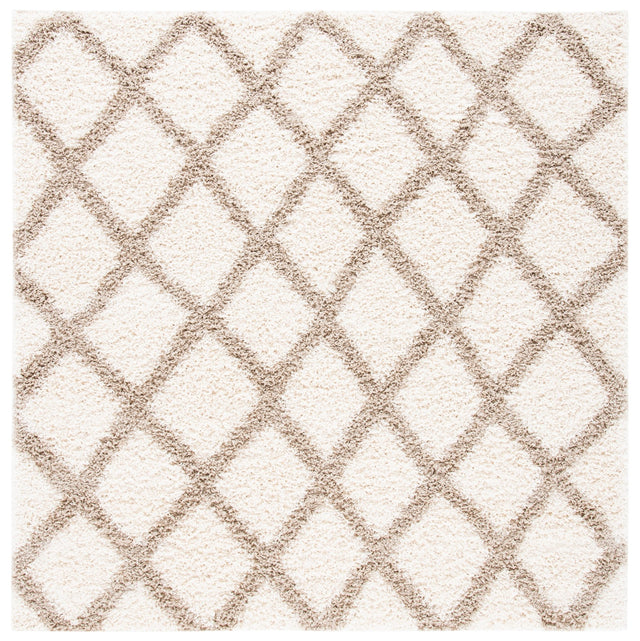 Safavieh Dallas Shag Sgds258B Ivory/Beige Rugs - Safavieh - sgds258b - 6sq