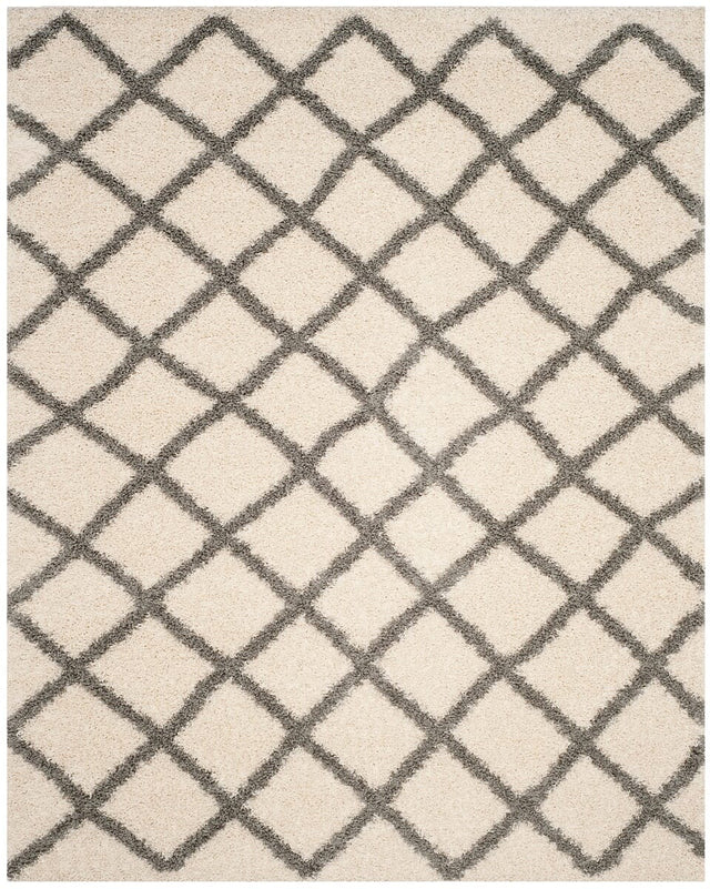 Safavieh Dallas Shag Sgds258F Ivory/Grey Rug - Safavieh - sgds258f - 28