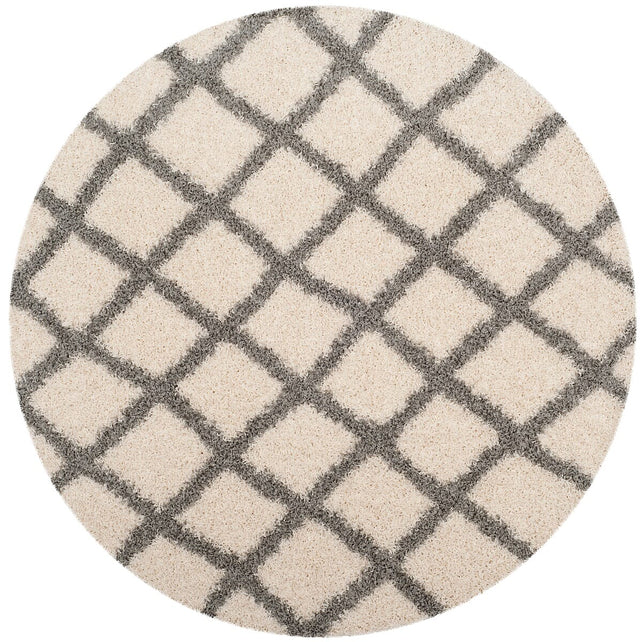 Safavieh Dallas Shag Sgds258F Ivory/Grey Rug - Safavieh - sgds258f - 28