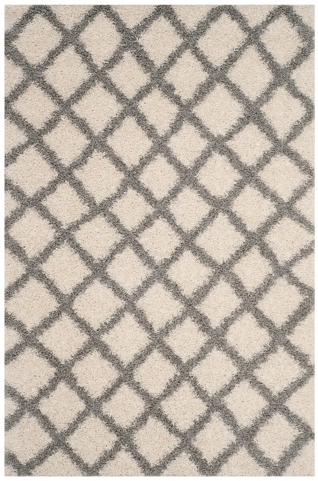 Safavieh Dallas Shag Sgds258F Ivory/Grey Rug - Safavieh - sgds258f - 3