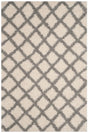 Safavieh Dallas Shag Sgds258F Ivory/Grey Rug - Safavieh - sgds258f - 3