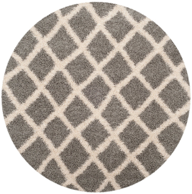 Safavieh Dallas Shag Sgds258G Grey/Ivory Rugs - Safavieh - sgds258g - 6r