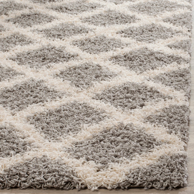 Safavieh Dallas Shag Sgds258G Grey/Ivory Rugs - Safavieh - sgds258g - 6r