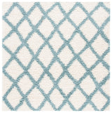 Safavieh Dallas Shag Sgds258J Ivory/Seafoam Rug - Safavieh - sgds258j - 6sq