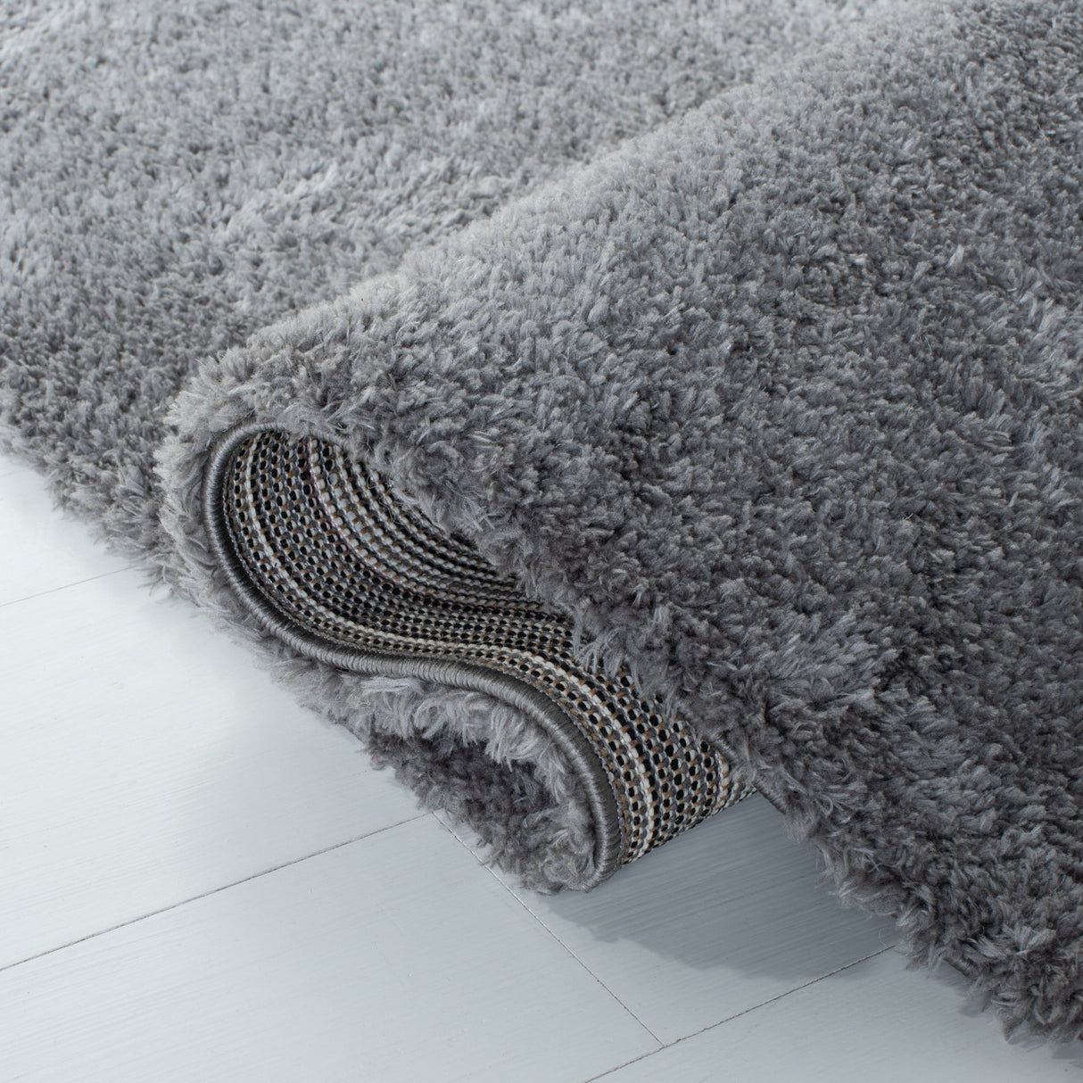 Safavieh Decora Shaggy Des101 Dark Grey Rugs - Safavieh - des101 - 9017 - 7r