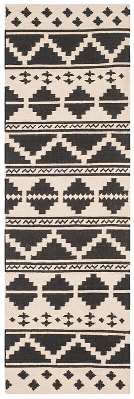 Safavieh Dhurries Dhu110A Navy / Ivory Rugs - Safavieh - dhu110a - 28