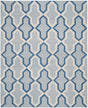 Safavieh Dhurries Dhu559B Light Blue / Dark Blue Rugs - Safavieh - dhu559b - 24