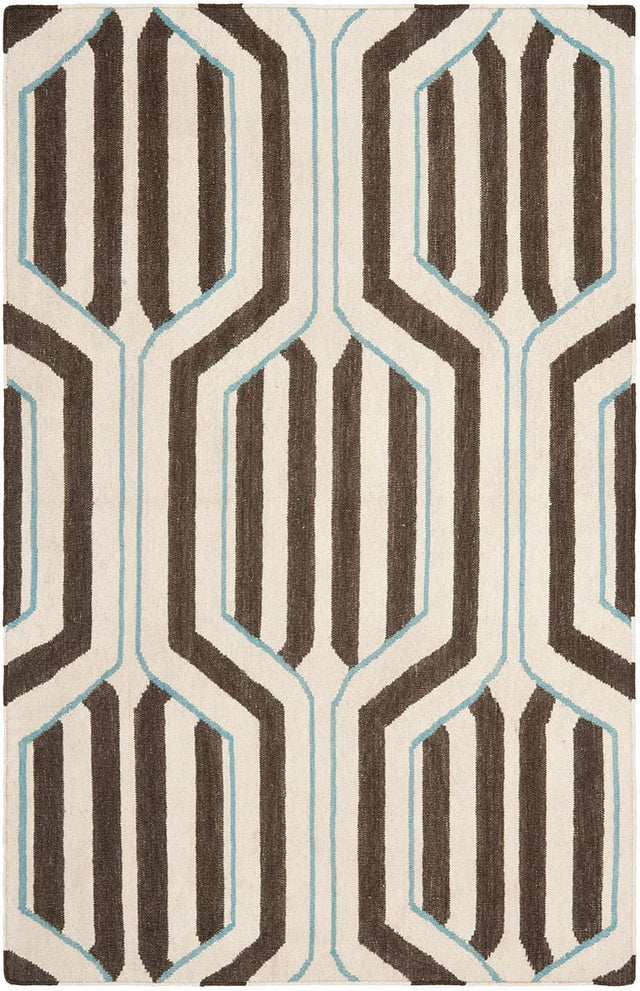 Safavieh Dhurries Dhu563A Ivory / Multi Rugs - Safavieh - dhu563a - 3