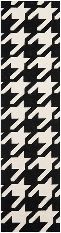Safavieh Dhurries Dhu570A Black / Ivory Rugs - Safavieh - dhu570a - 210