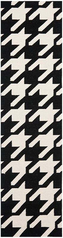 Safavieh Dhurries Dhu570A Black / Ivory Rugs - Safavieh - dhu570a - 28