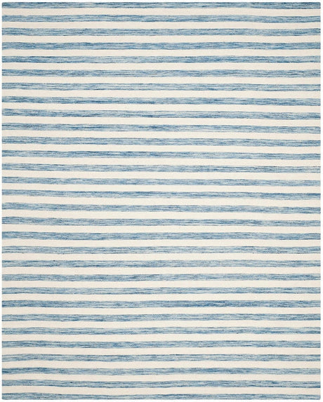 Safavieh Dhurries Dhu575B Blue / Ivory Rugs - Safavieh - dhu575b - 210