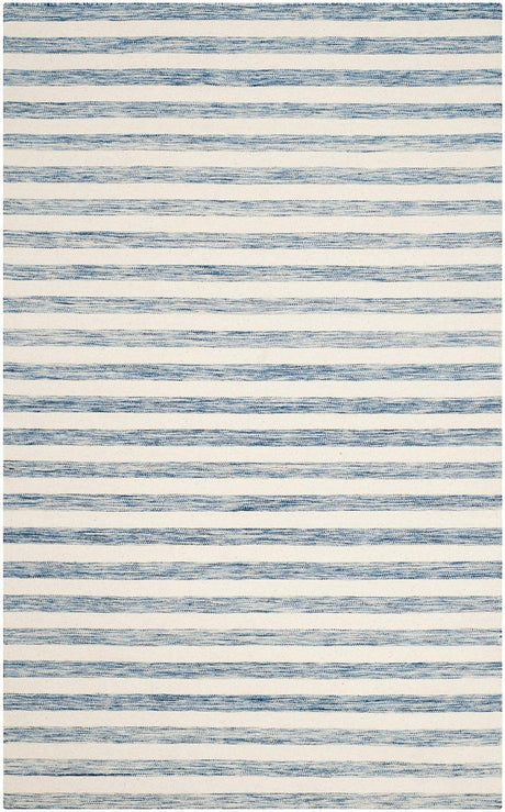 Safavieh Dhurries Dhu575B Blue / Ivory Rugs - Safavieh - dhu575b - 3