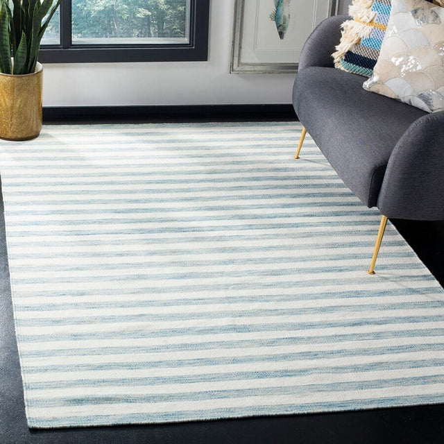 Safavieh Dhurries Dhu575C Aqua / Ivory Rugs - Safavieh - dhu575c - 3