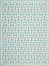 Safavieh Dhurries Dhu621A Seafoam / Ivory Rugs - Safavieh - dhu621a - 28