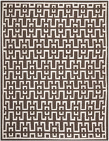 Safavieh Dhurries Dhu621C Chocolate / Ivory Rugs - Safavieh - dhu621c - 3