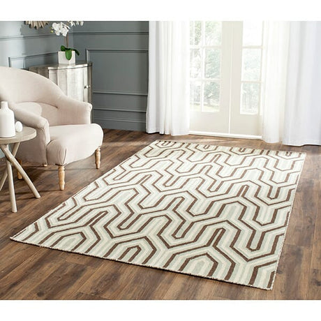Safavieh Dhurries Dhu622A Grey / Multi Rugs - Safavieh - dhu622a - 3
